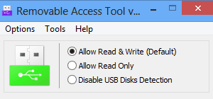 Analisi Removable Access Tool, ottimo programma gestire porte USB