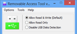 Analisi Removable Access Tool, ottimo programma gestire porte USB