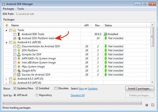backup android
