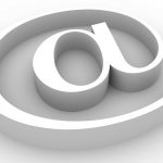 rendered three-dimensional symbol of e-mail